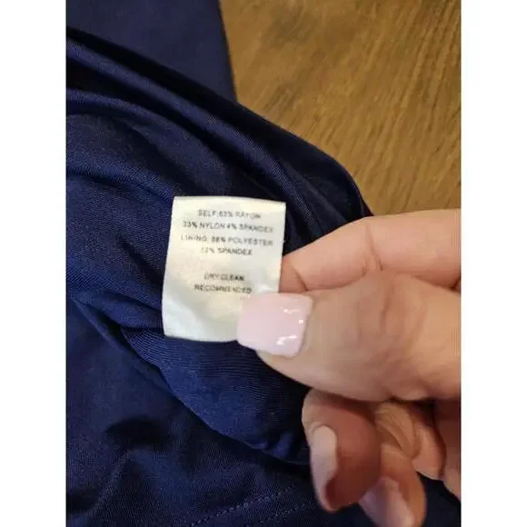 ALI  & Jay Chic Navy Blue Ruffled Dress - Picture 6 of 7